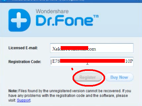 wondershare dr fone registration code